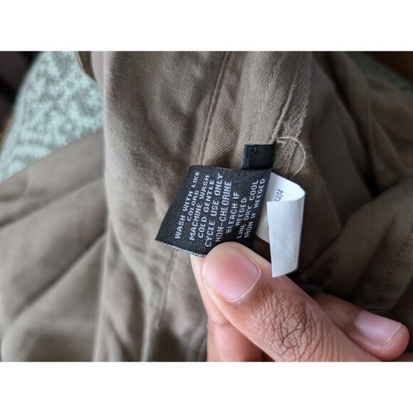 Torrid Tunic Blouse Womens Size 4 Floral Embroidered Roll Tab Sleeve Flowy Green - Picture 4 of 4